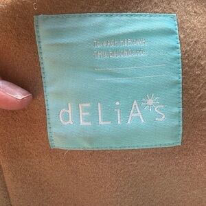 Delia’s Camel Colored Peacoat XXL